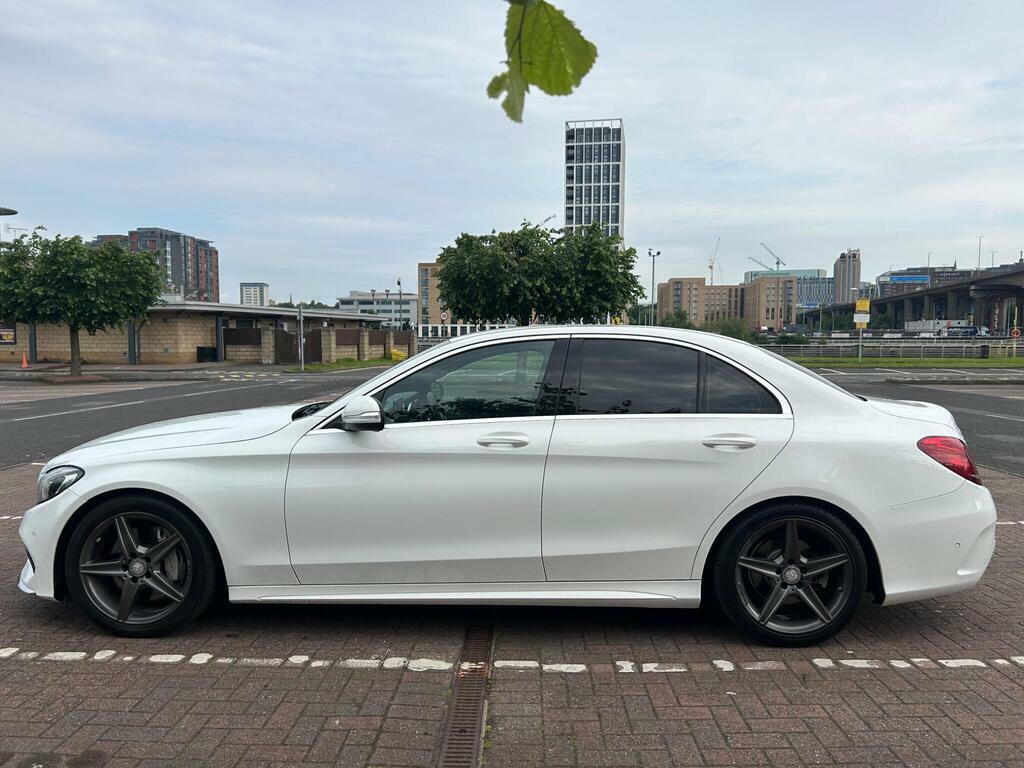 Mercedes-Benz C Class 2.1 C250 Bluetec Amg Line G-tronic Euro 6 S S White #5