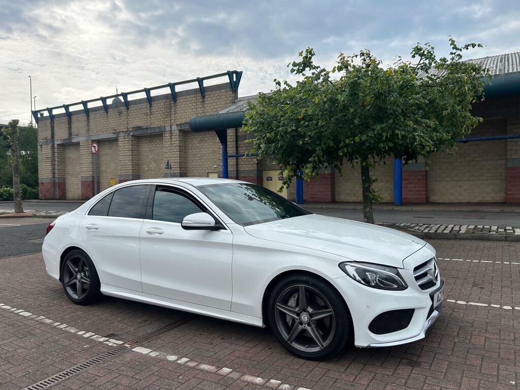 Mercedes-Benz C Class 2.1 C250 Bluetec Amg Line G-tronic Euro 6 S S White #2