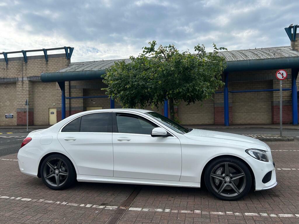 Mercedes-Benz C Class 2.1 C250 Bluetec Amg Line G-tronic Euro 6 S S White