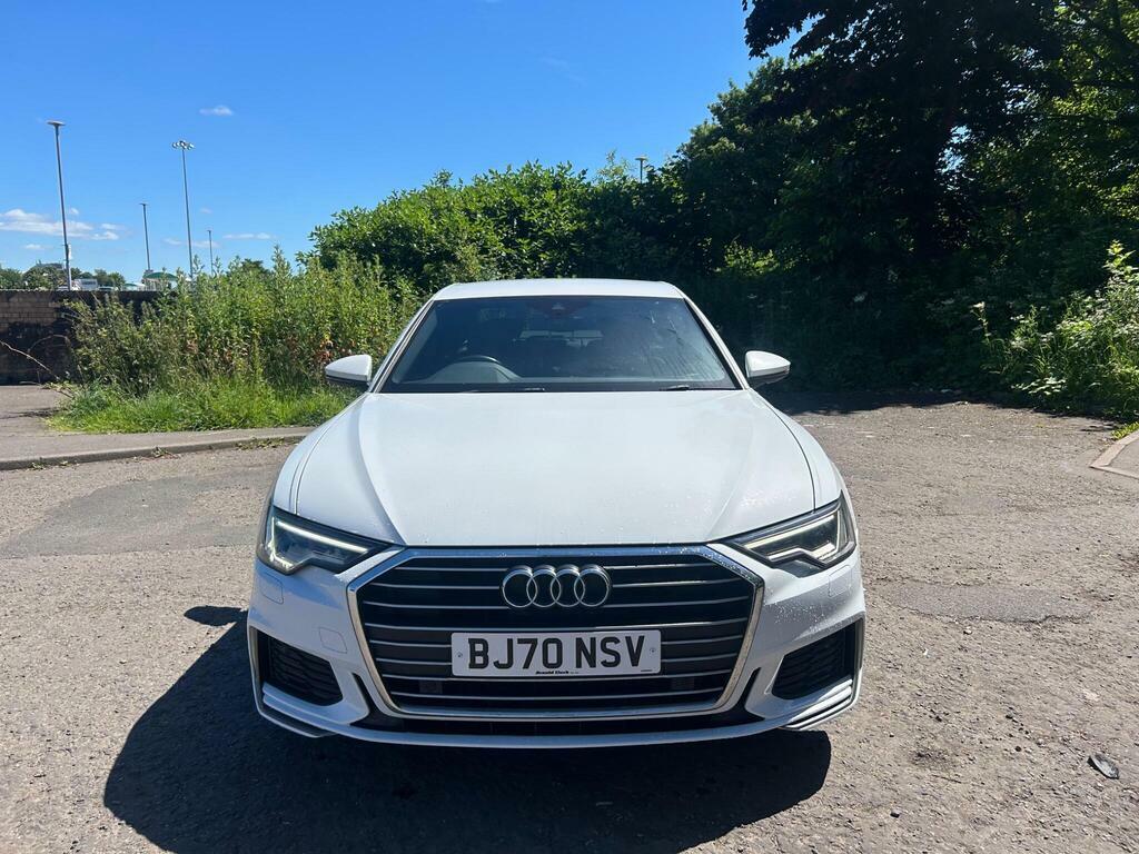 Audi A6 Saloon 2.0 Tdi 40 S Line S Tronic Euro 6 S S White #5