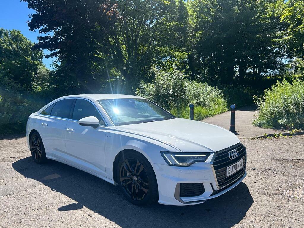 Audi A6 Saloon 2.0 Tdi 40 S Line S Tronic Euro 6 S S White #4