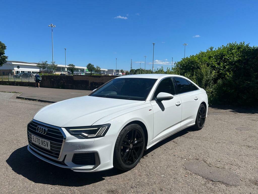 Audi A6 Saloon 2.0 Tdi 40 S Line S Tronic Euro 6 S S White #6