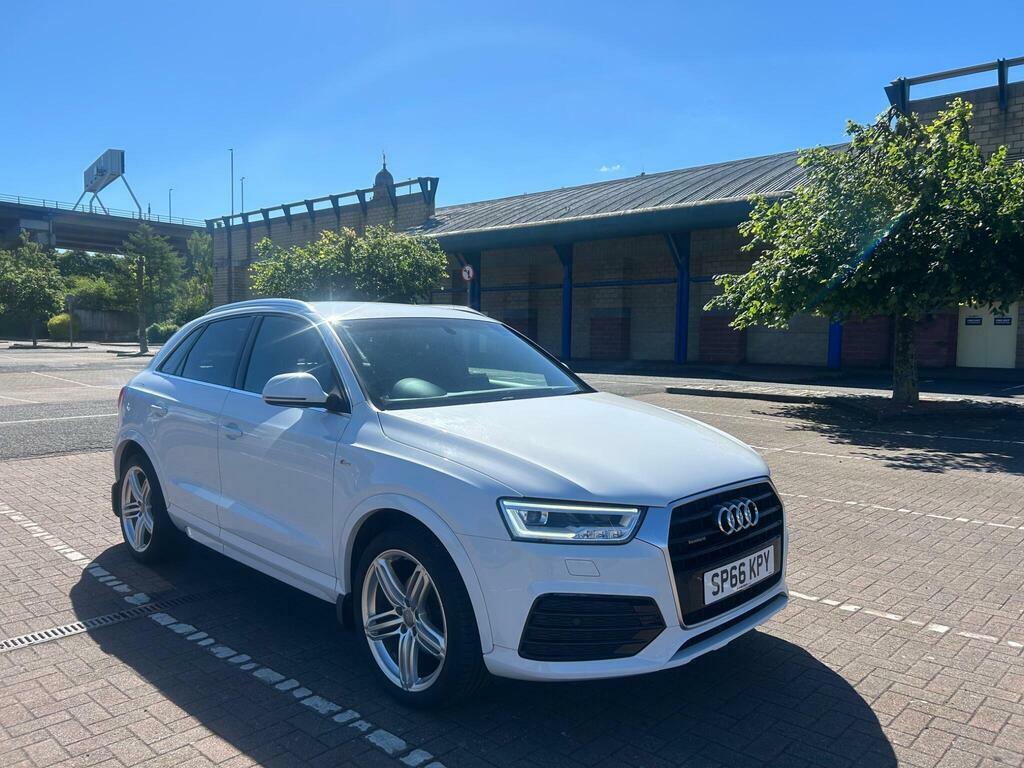 Audi Q3 2.0 Tdi S Line Plus S Tronic Quattro Euro 6 S S White #3