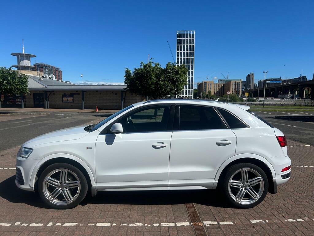 Audi Q3 2.0 Tdi S Line Plus S Tronic Quattro Euro 6 S S White #6