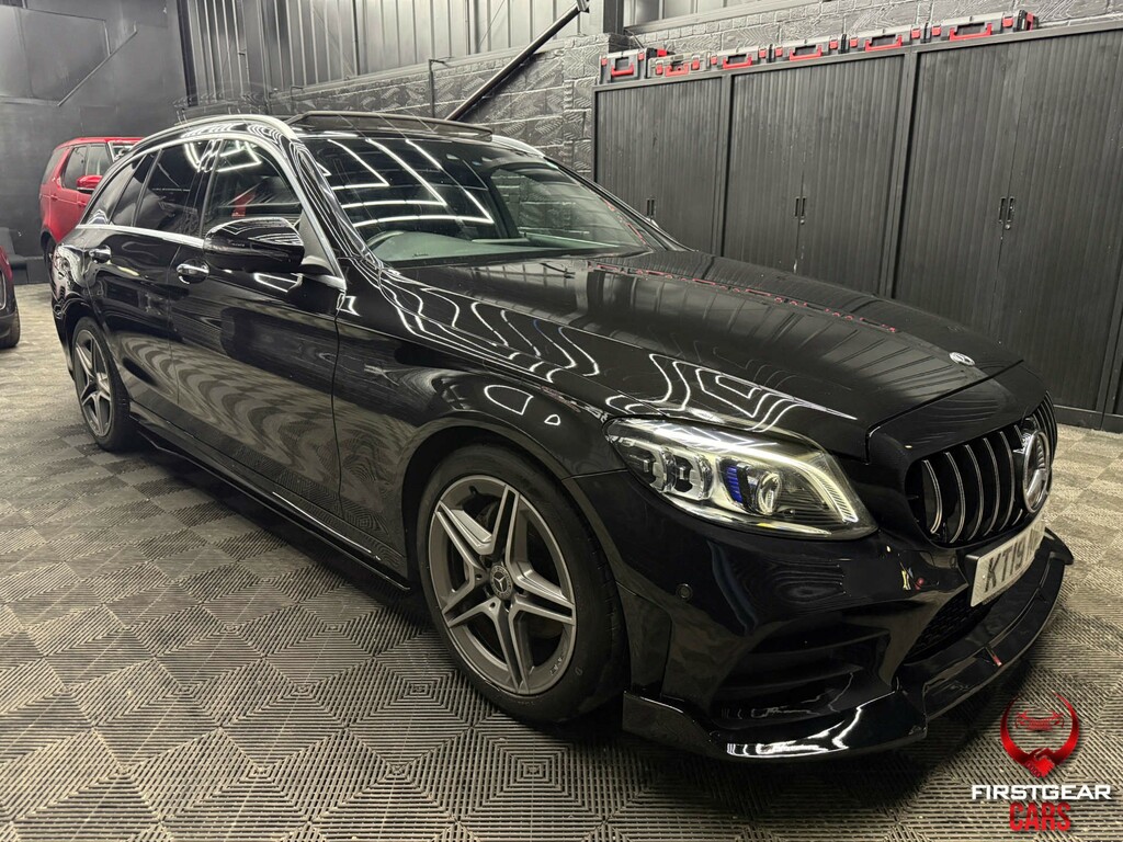 Mercedes-Benz C Class Mhev Eq Boost Amg Line Premium Plus Estate Petro KT19NWO #6