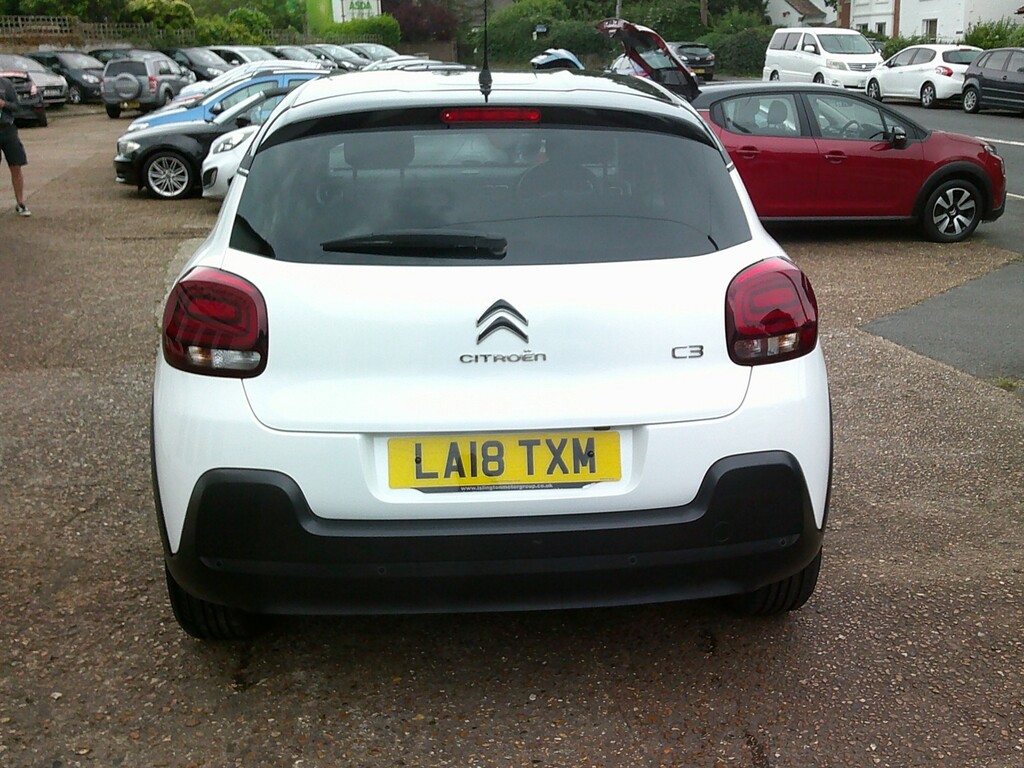 Citroen C3 Hatchback 1.2 Puretech Flair 2018 LA18TXM White #3