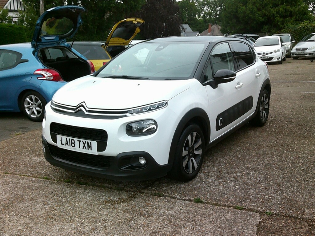 Citroen C3 Hatchback 1.2 Puretech Flair 2018 LA18TXM White #5
