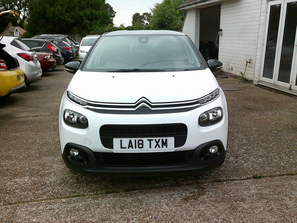 Citroen C3 Hatchback 1.2 Puretech Flair 2018 LA18TXM White #6