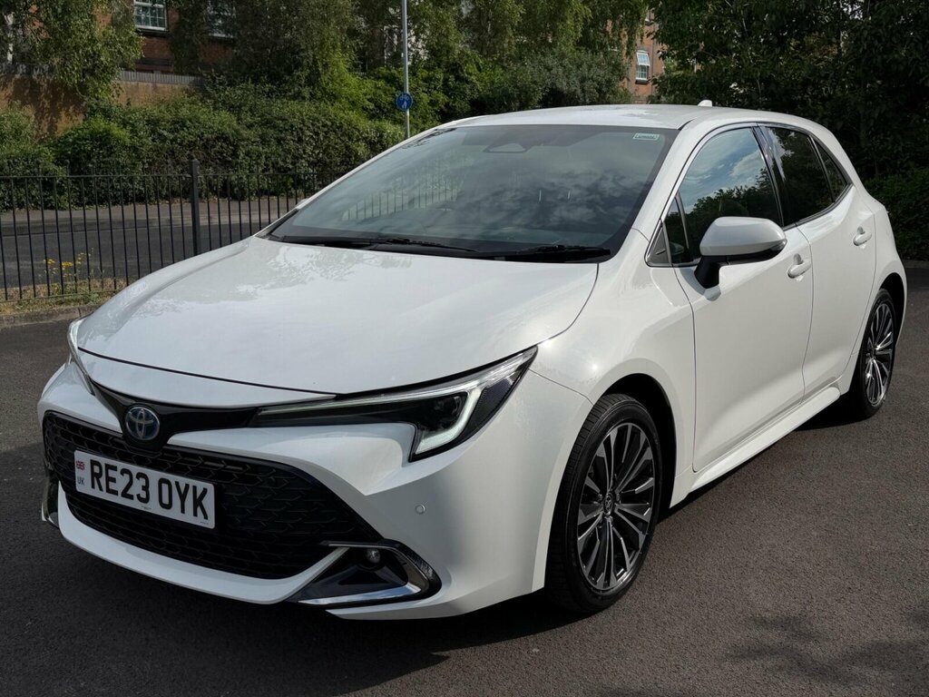 Toyota Corolla 1.8 Hybrid Design Cvt White #4