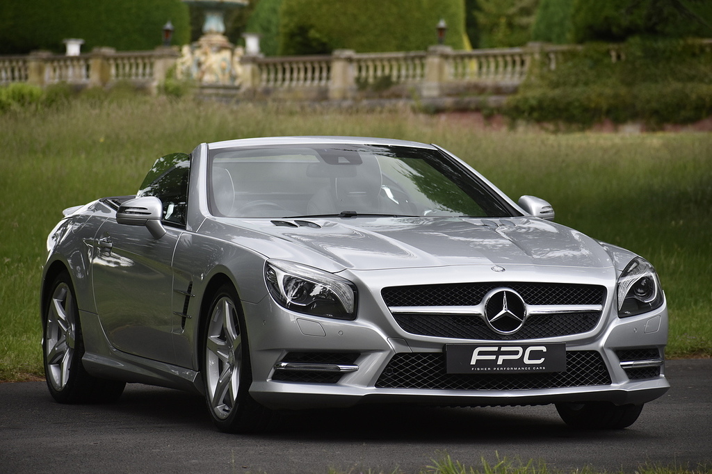 Mercedes-Benz SL Class Sl350 Amg Sport Convertible 3.5 Silver #2