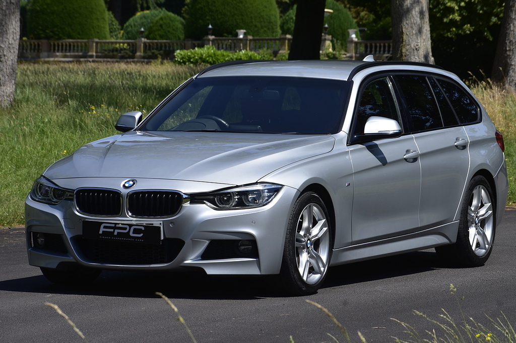 BMW 3 Series Estate DU17TZT Silver #3