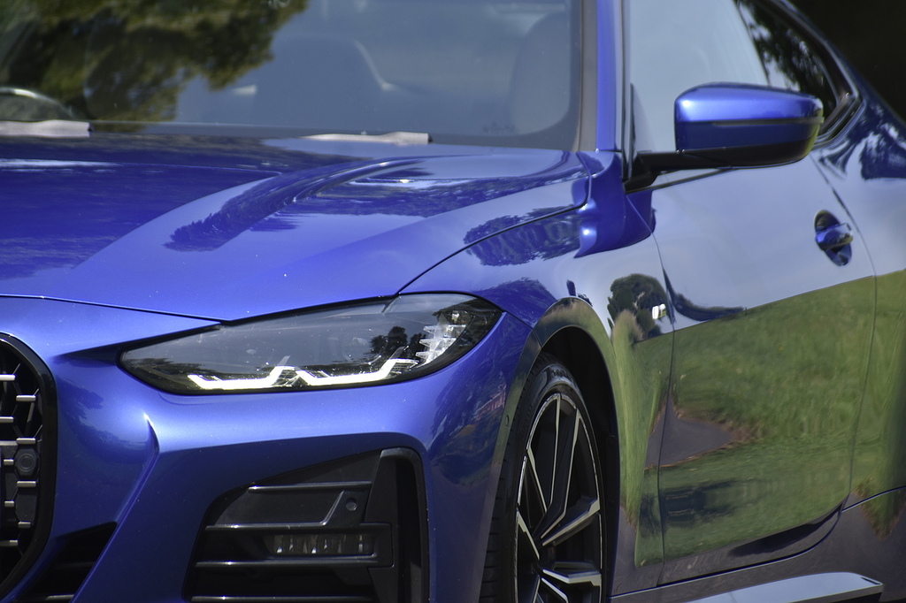 BMW 4 Series Coupe Blue #5