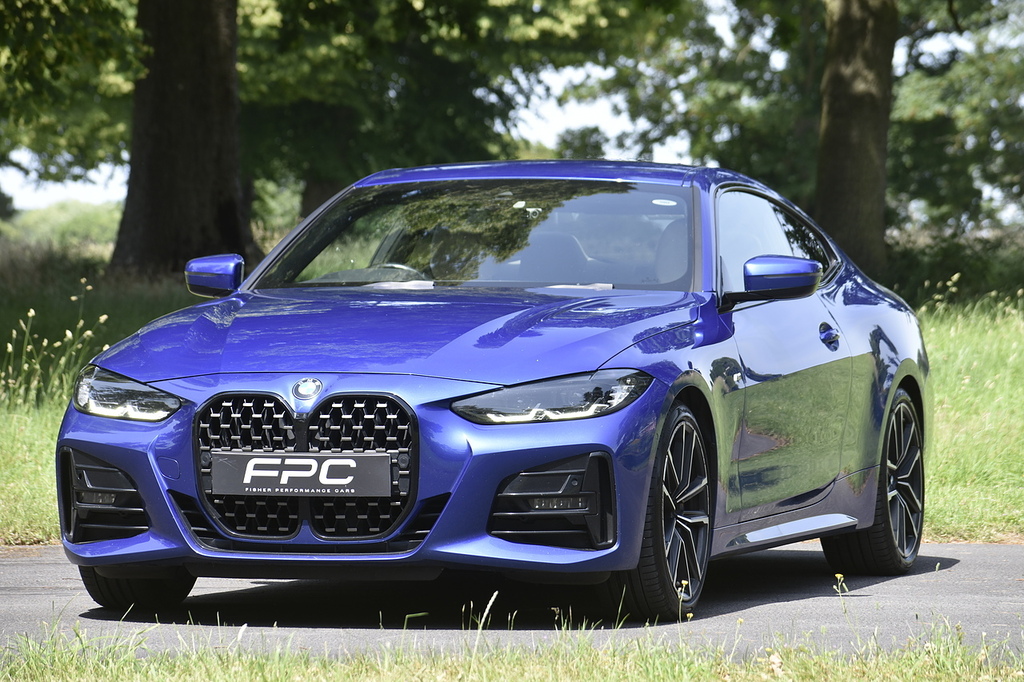 BMW 4 Series Coupe Blue #4