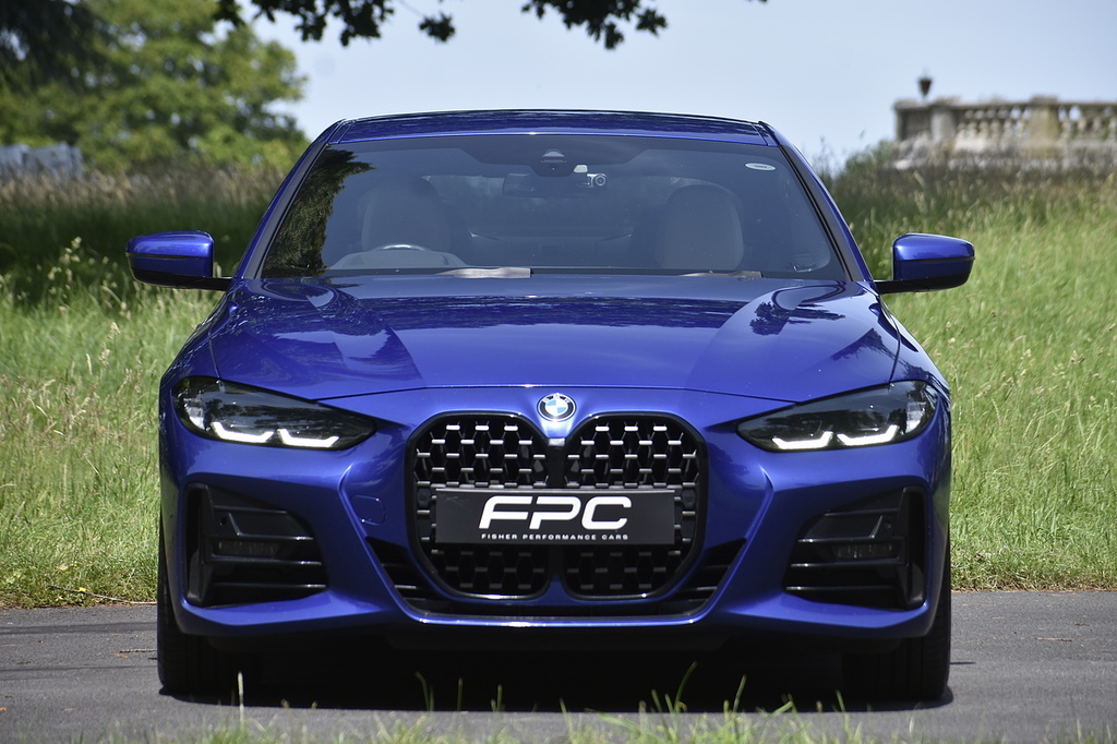 BMW 4 Series Coupe Blue #3