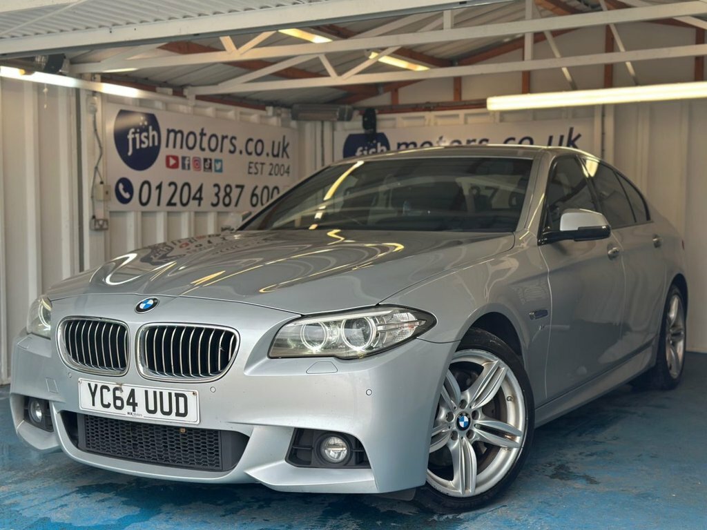 BMW 5 Series 3L M Sport YC64UUD Silver
