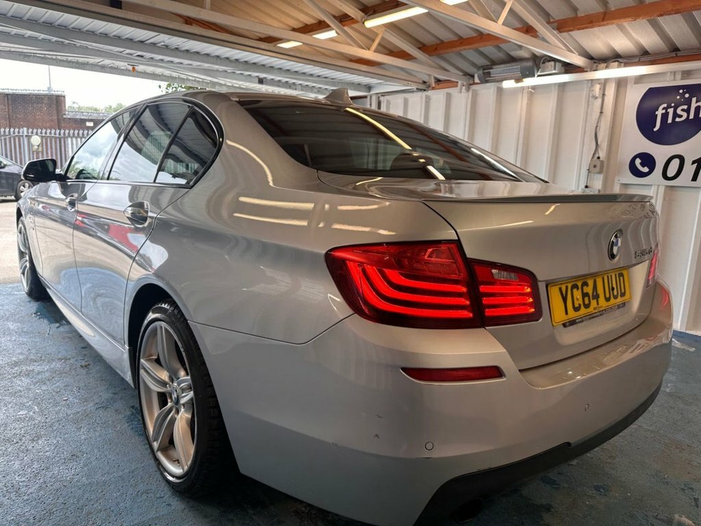 BMW 5 Series 3L M Sport YC64UUD Silver #5