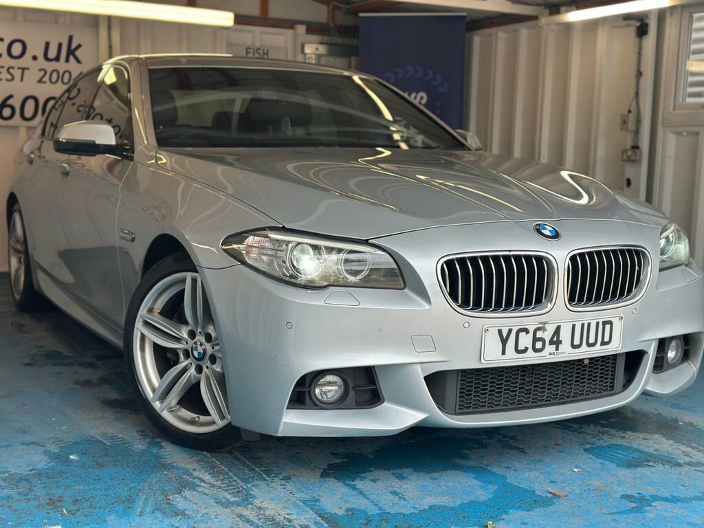 BMW 5 Series 3L M Sport YC64UUD Silver #3