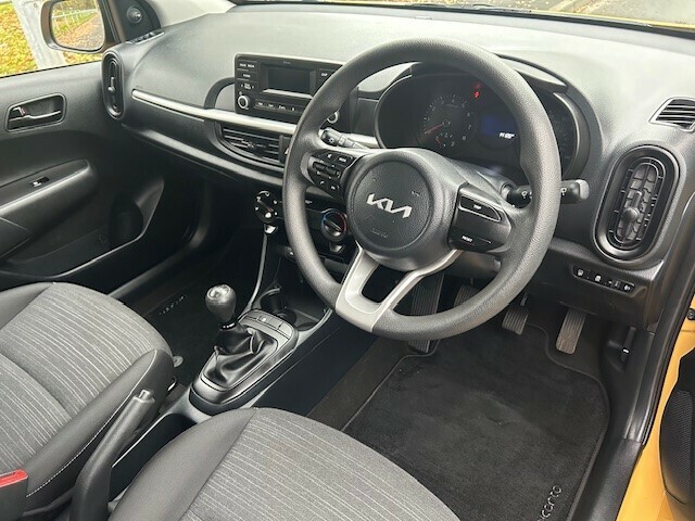 Kia Picanto 1.0 1 4 Seats ST23USY Yellow #6