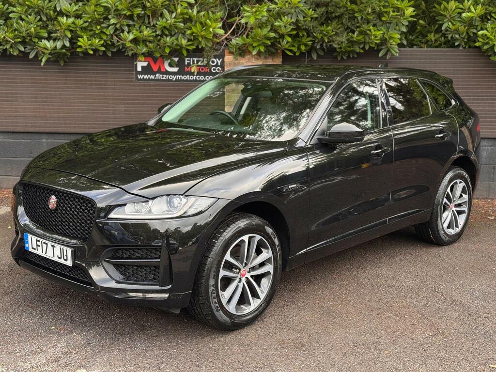 Jaguar F-Pace 2.0 D180 R-sport Awd Euro 6 Ss Black #4