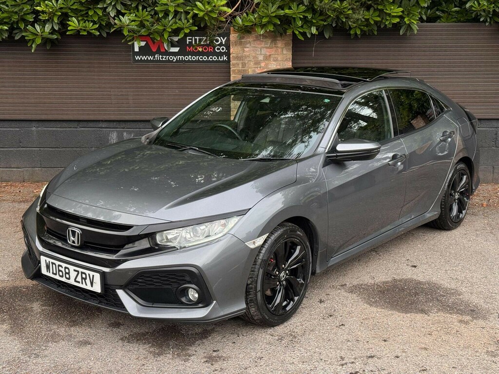 Honda Civic 1.0 Vtec Turbo Ex Euro 6 Ss WD68ZRV Grey #4
