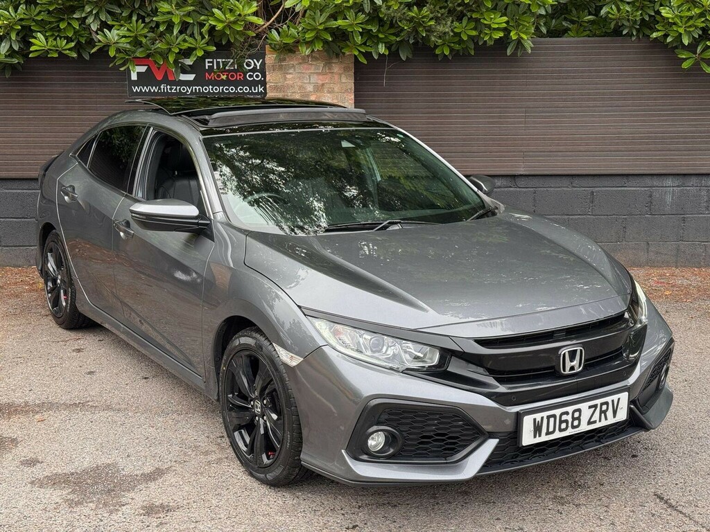 Honda Civic 1.0 Vtec Turbo Ex Euro 6 Ss WD68ZRV Grey #2