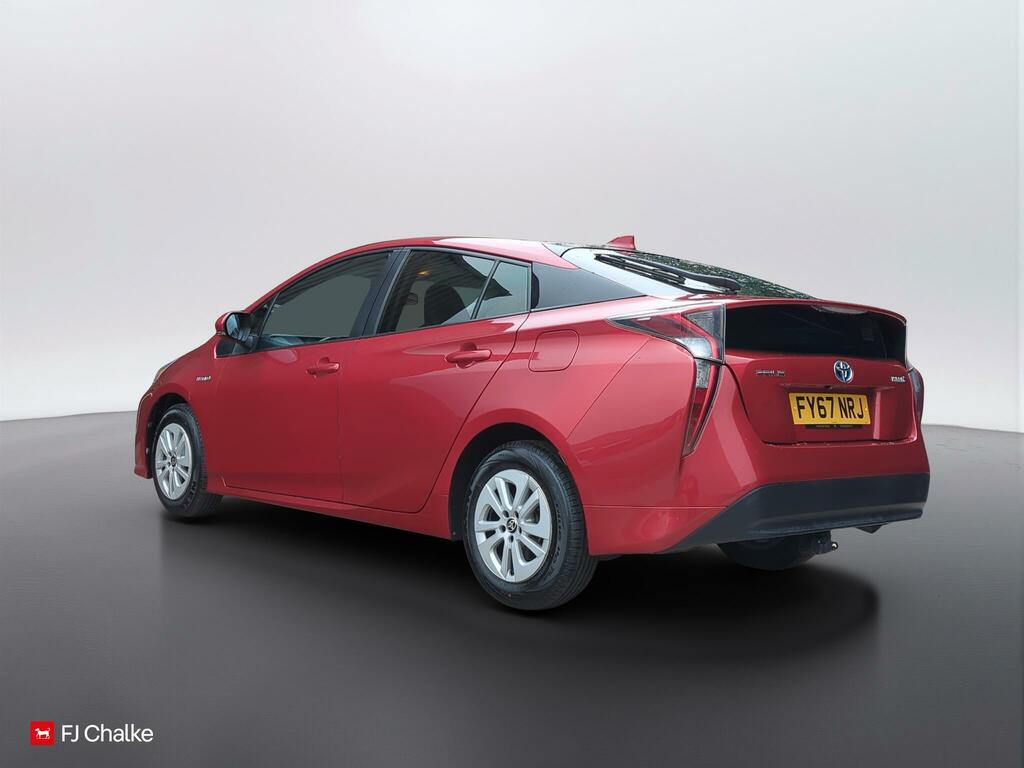 Toyota Prius 1.8 Vvt-h Business Edition Cvt Euro 6 Ss Red #4