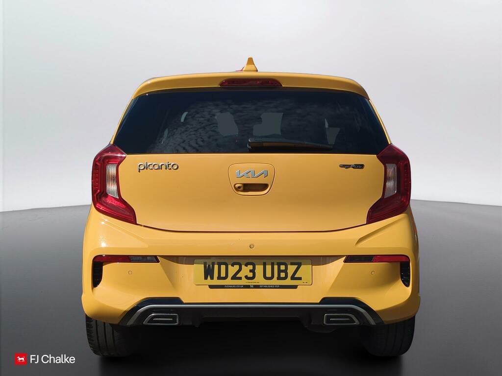 Kia Picanto 1.0 T-gdi Gt-line S Euro 6 Ss WD23UBZ Yellow #6