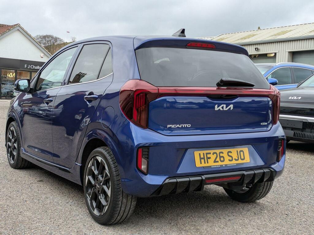 Kia Picanto 1.0 Gt-line Euro 6 Ss Blue #4
