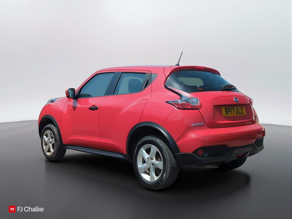 Nissan Juke 1.6 Visia Euro 6 Red #4