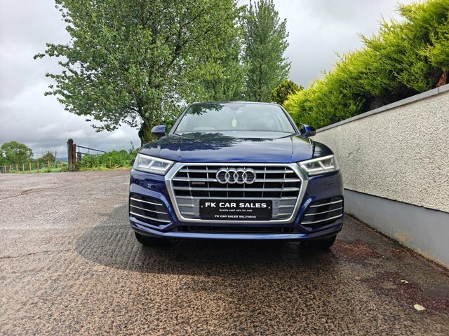 Audi Q5 2.0 Tdi 40 S Line Suv S Tronic Quattro SV19VZB Blue #2