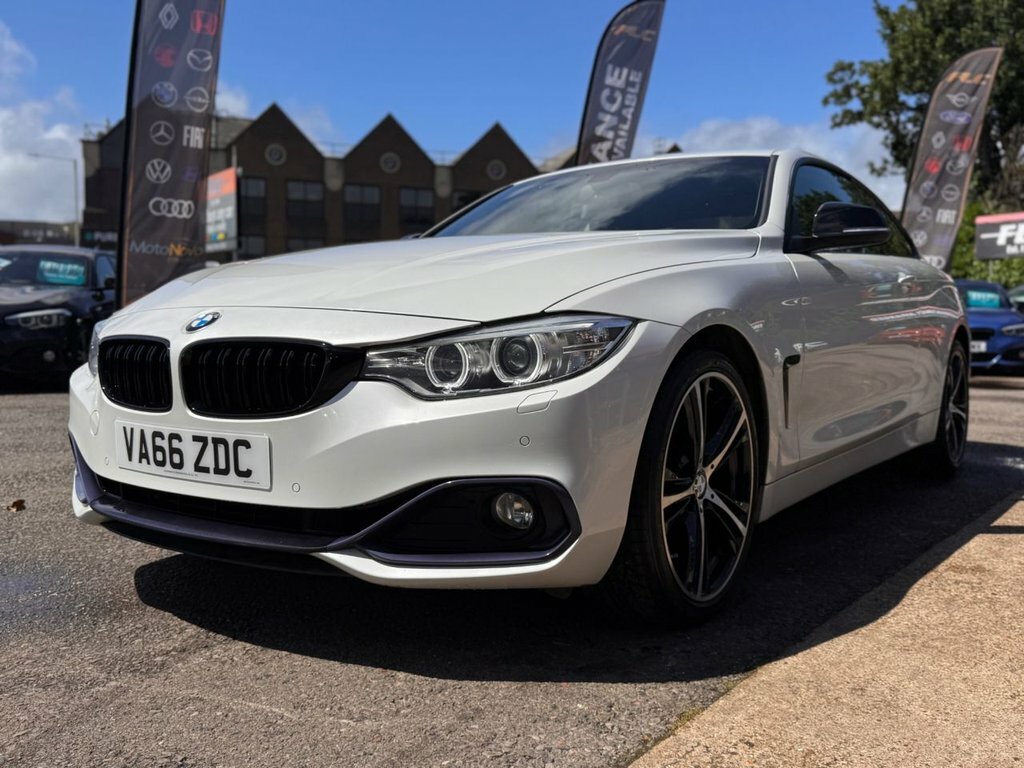 BMW 4 Series Gran Coupe 2L Sport VA66ZDC White #4