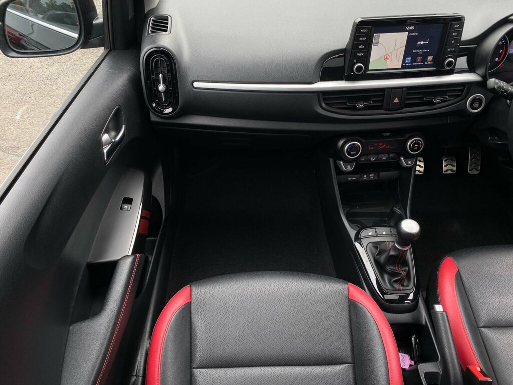 Kia Picanto 1.25 Gt-line S Euro 6 Black #6