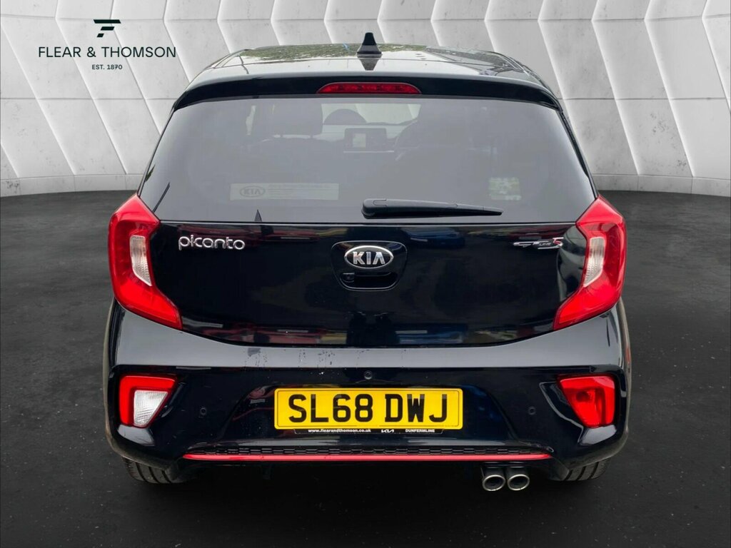 Kia Picanto 1.25 Gt-line S Euro 6 Black #4