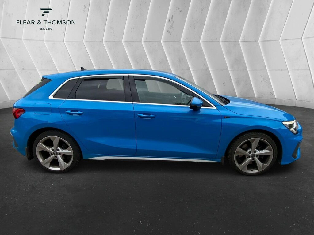 Audi A3 2.0 Tdi 35 S Line Sportback S Tronic Euro 6 Ss Blue #5