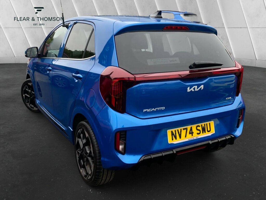 Kia Picanto 1.0 Gt-line Euro 6 Ss NV74SWU Blue #3