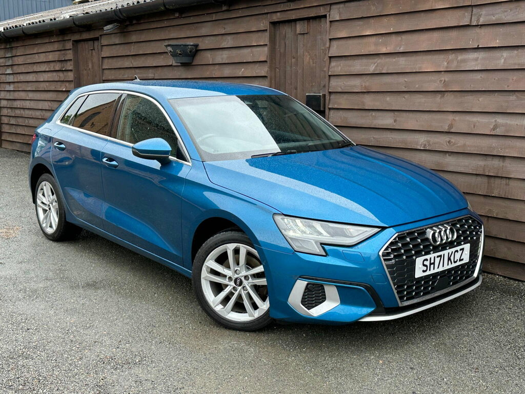 Audi A3 1.4 Tfsie 40 Sport Sportback S Tronic Euro 6 Ss SH71KCZ Blue #2