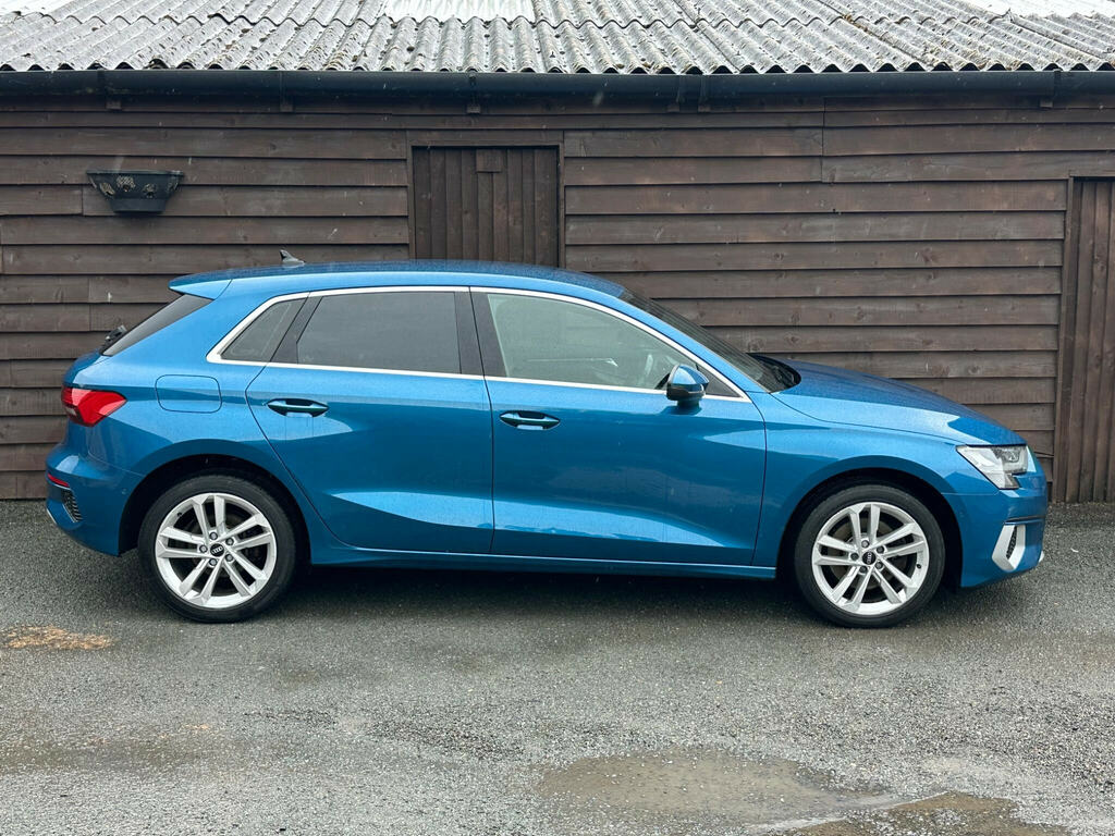 Audi A3 1.4 Tfsie 40 Sport Sportback S Tronic Euro 6 Ss SH71KCZ Blue #3
