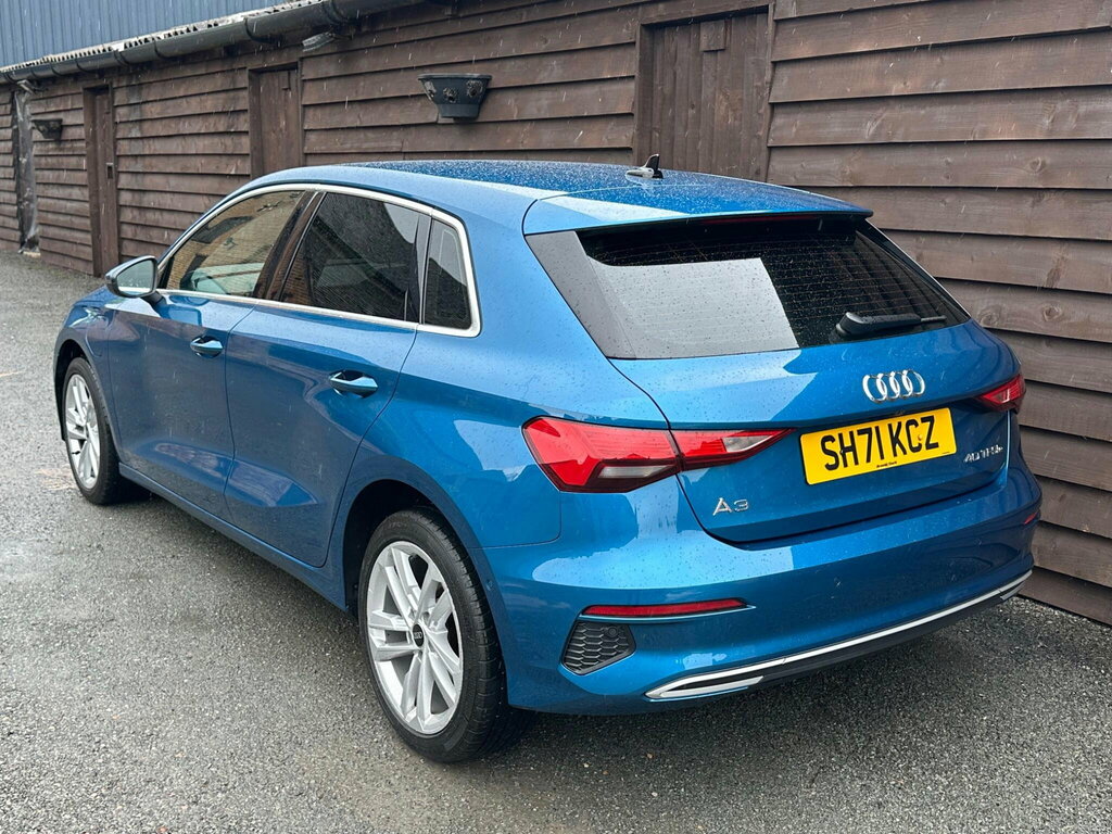 Audi A3 1.4 Tfsie 40 Sport Sportback S Tronic Euro 6 Ss SH71KCZ Blue #6