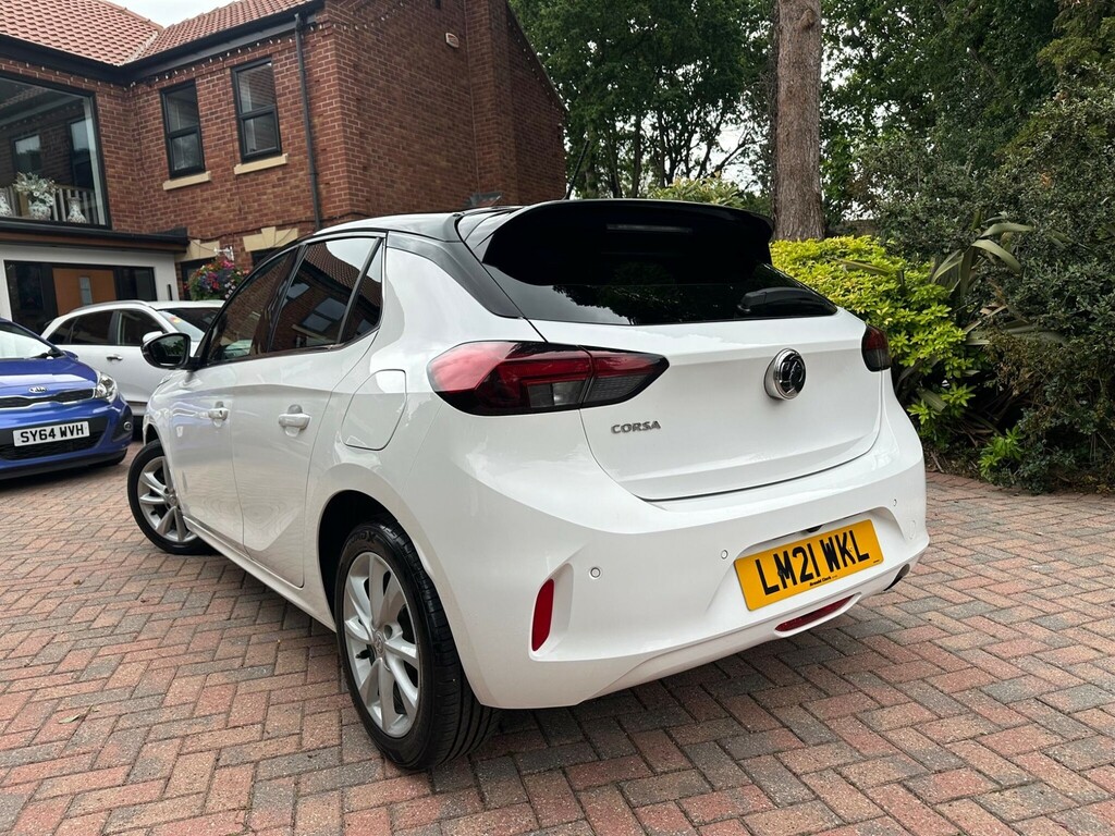 Vauxhall Corsa Hatchback LM21WKL White #4