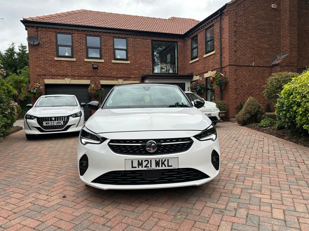 Vauxhall Corsa Hatchback LM21WKL White #2
