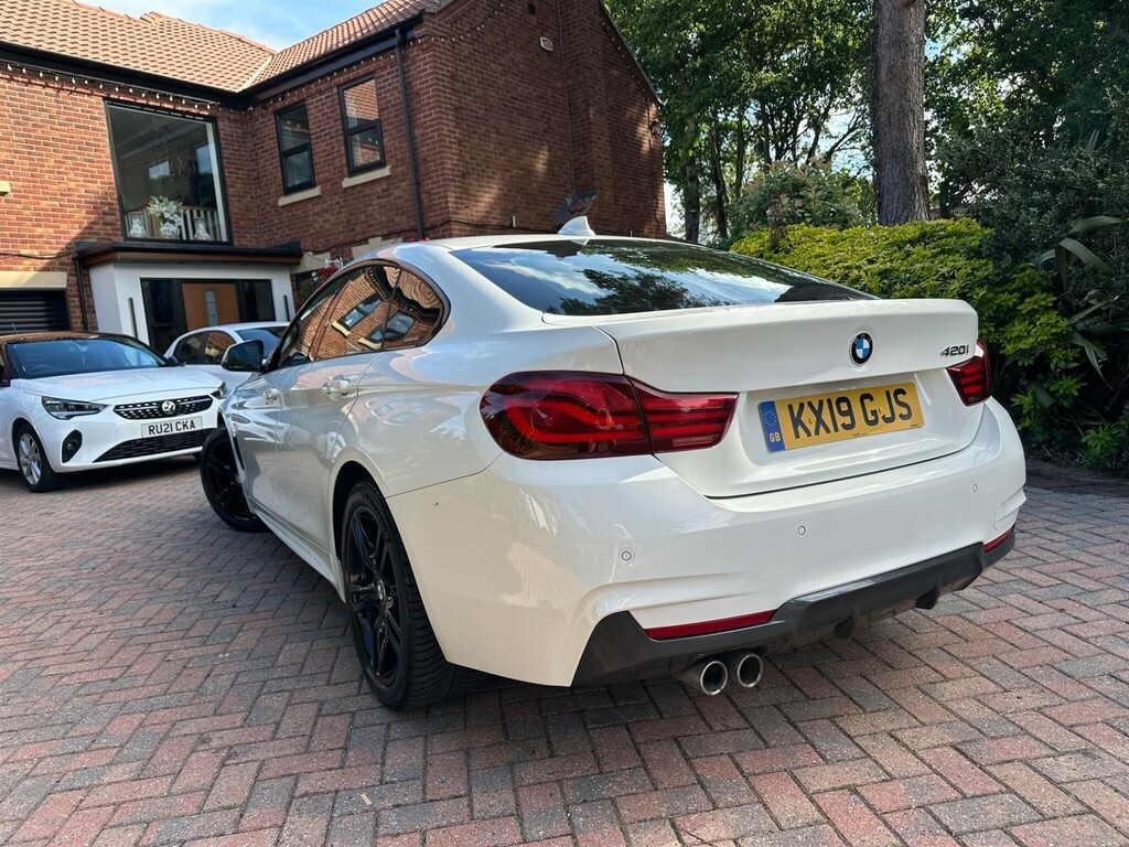 BMW 4 Series Hatchback White #4