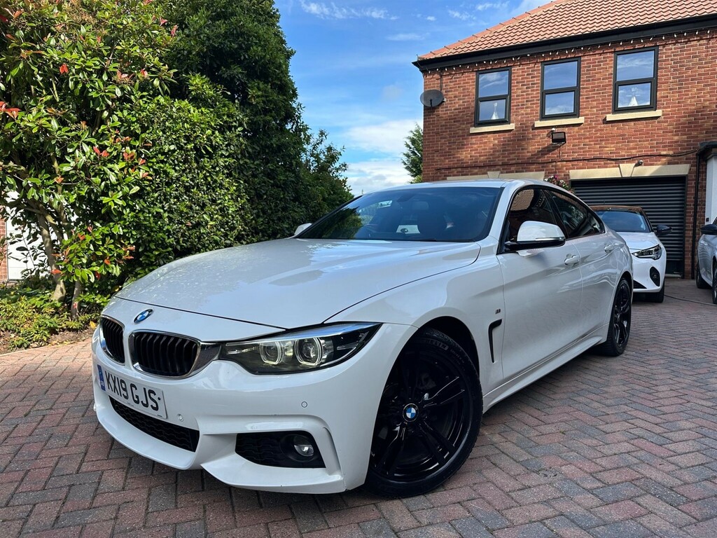 BMW 4 Series Hatchback White #3