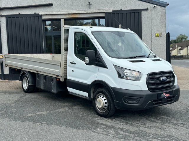 Ford Transit Custom 2.0 350 Ecoblue Mhev Leader Chassis Cab White