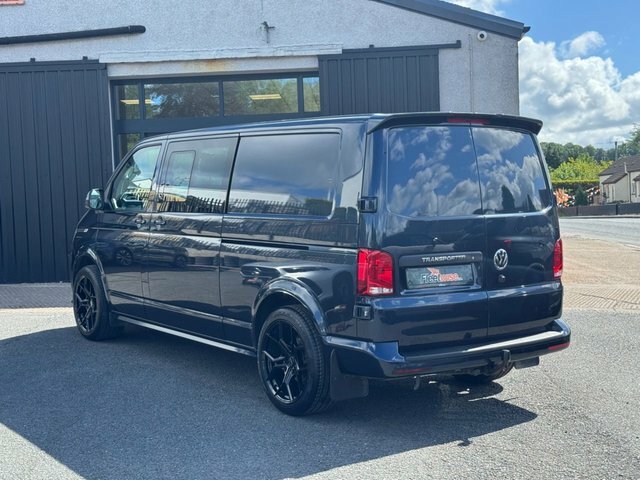 Volkswagen Transporter 2.0 Tdi T32 Highline Kombi Double Cab D Blue #4
