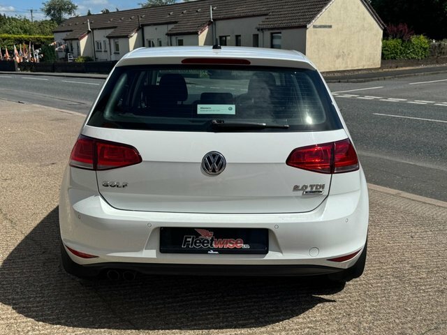 Volkswagen Golf 2.0 Tdi Bluemotion Tech Match Edition Hatchback SK66YBG White #5