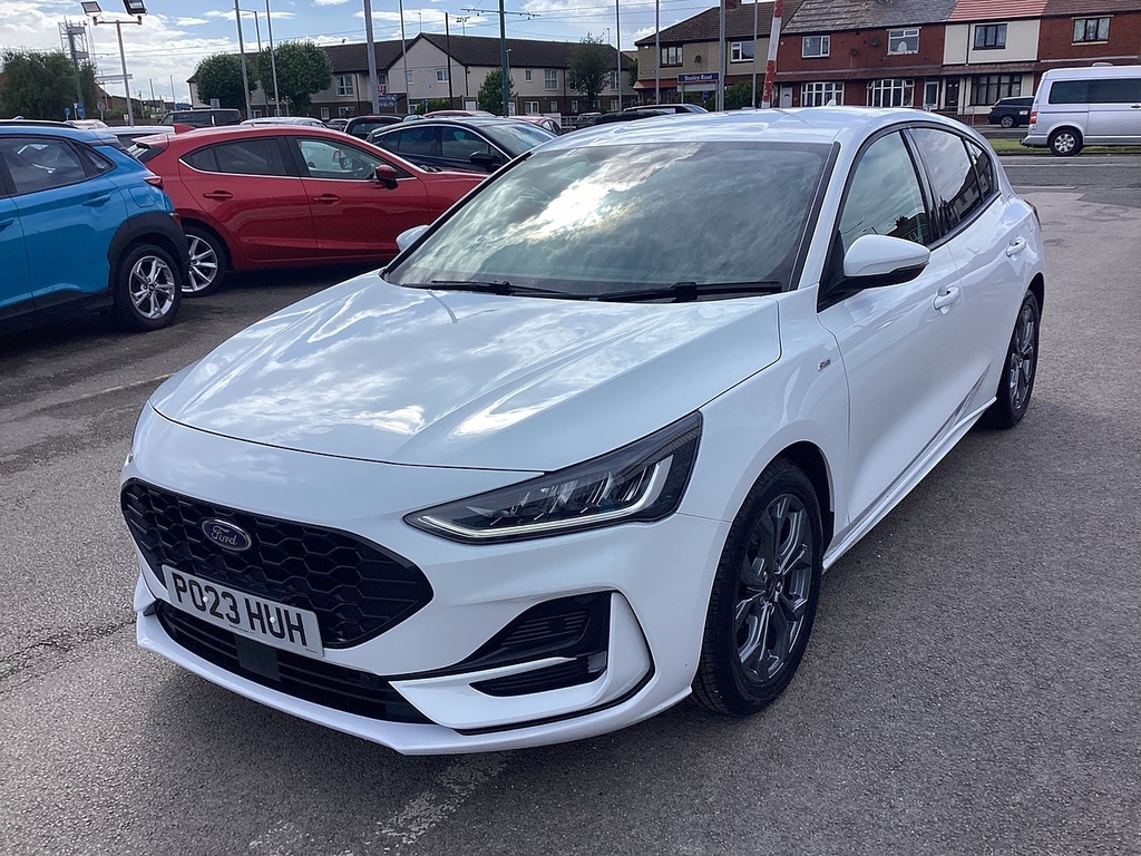 Ford Focus T Ecoboost St-line PO23HUH White #5