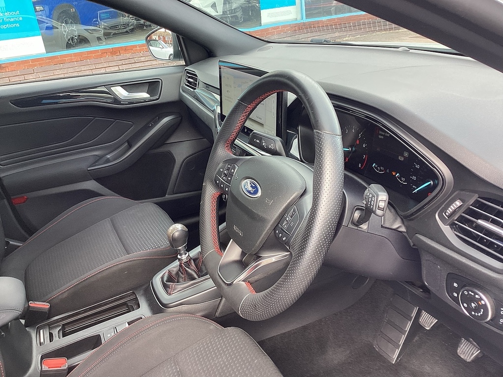 Ford Focus T Ecoboost St-line PO23HUH White #6