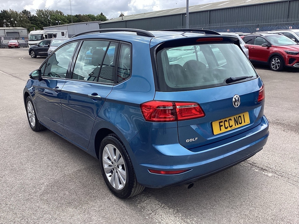Volkswagen Golf SV Tdi Bluemotion Tech Se Blue #2