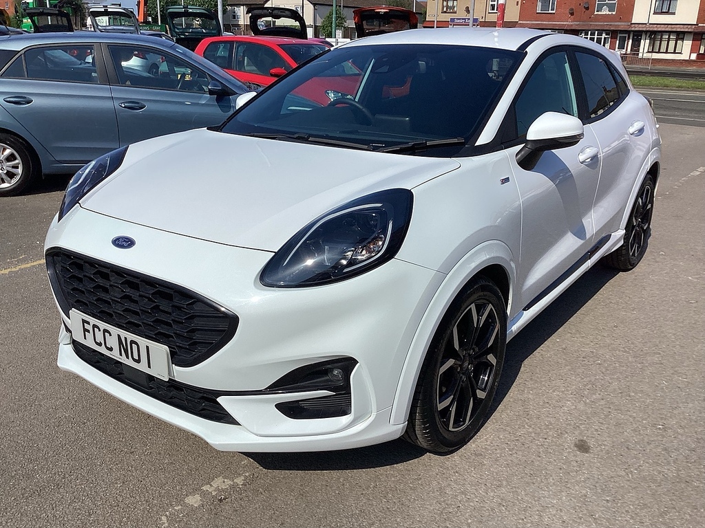 Ford Puma T Ecoboost Mhev St-line X PO72ENM White #5