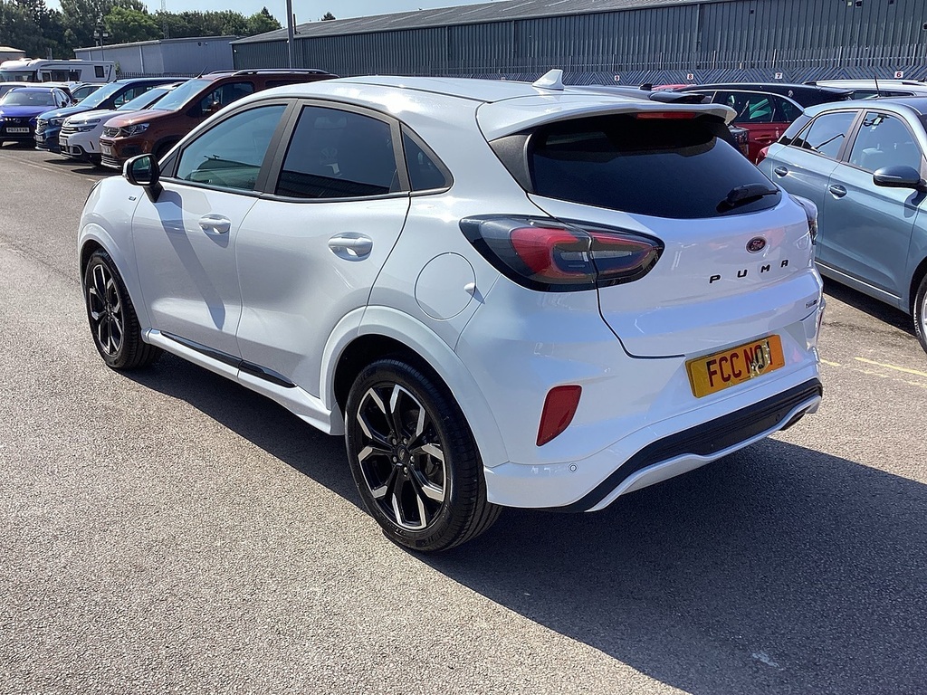 Ford Puma T Ecoboost Mhev St-line X PO72ENM White #2